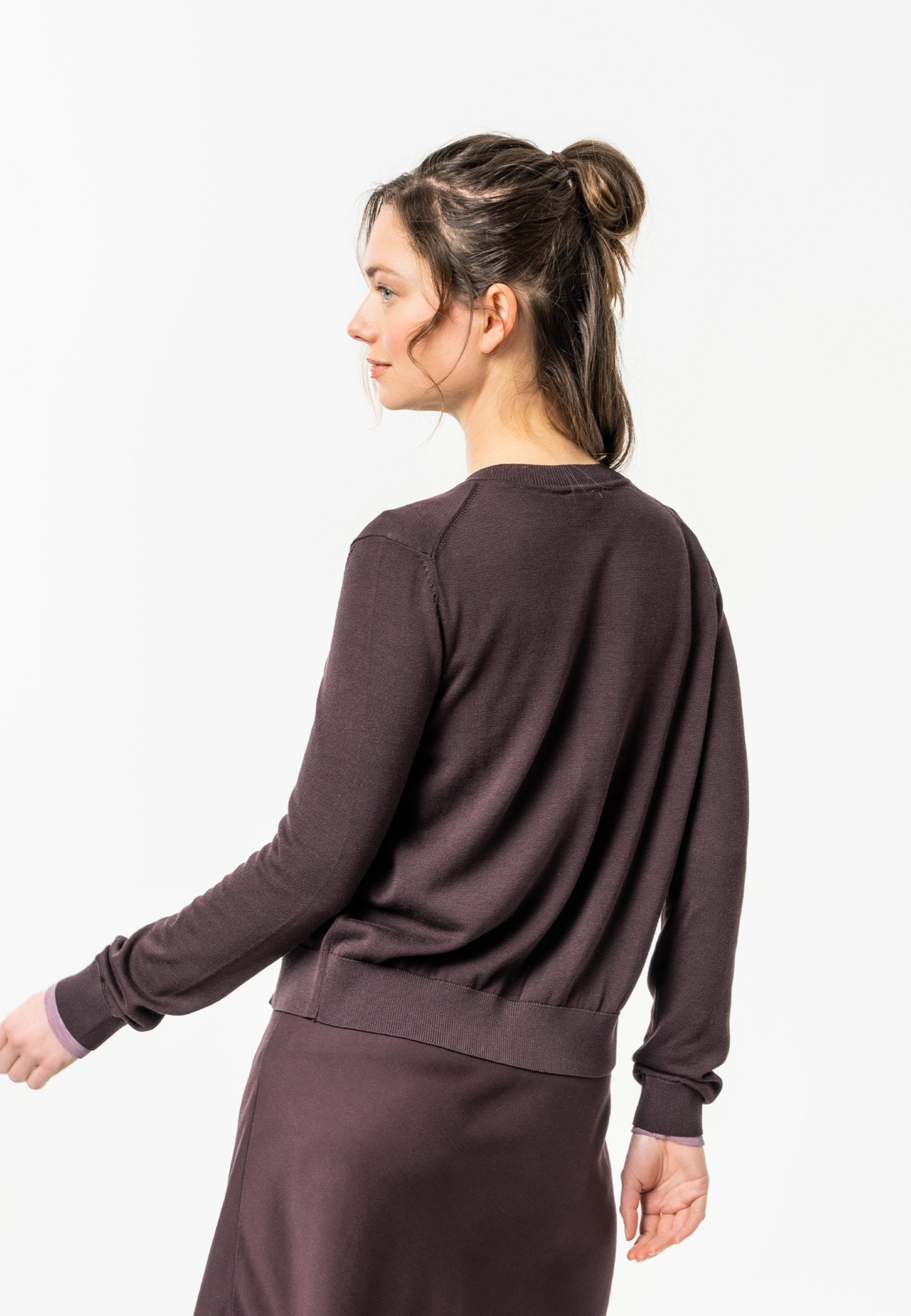 LIVING CRAFTS Strickjacke SCARA GOTS zertifiziert