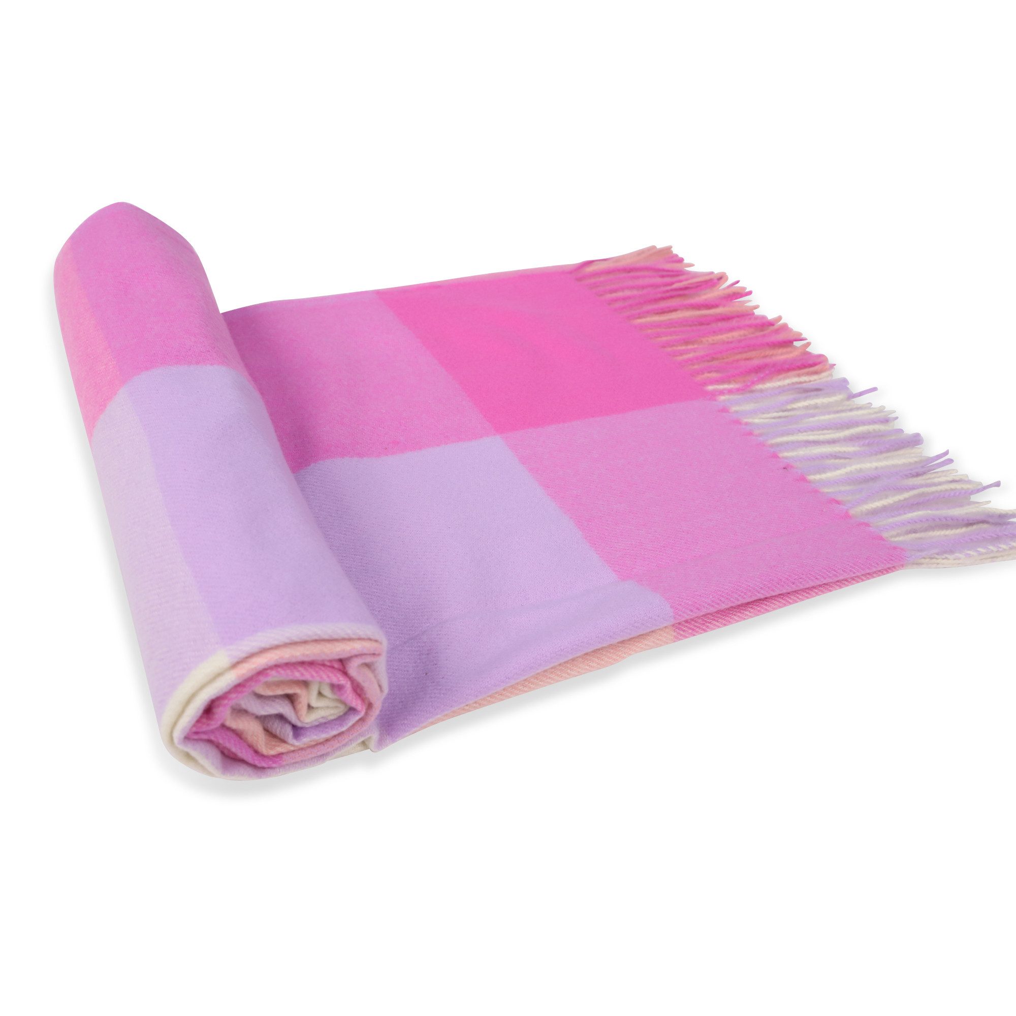 malito more than fashion Modeschal langer karierter Winterschal S602, langer karierter XXL Winterschal / Stola / Überwurf / Pashmina