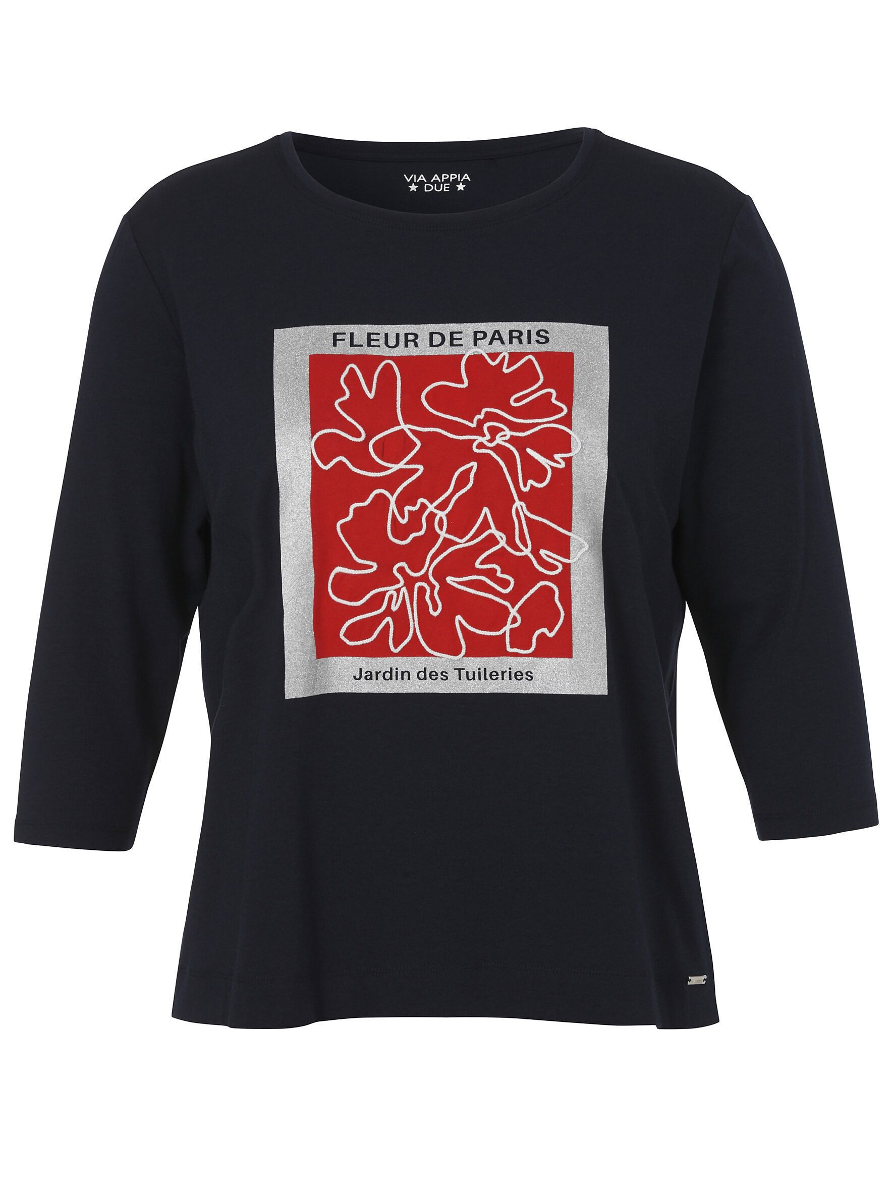 VIA APPIA DUE Print-Shirt (1-tlg) Große Größen