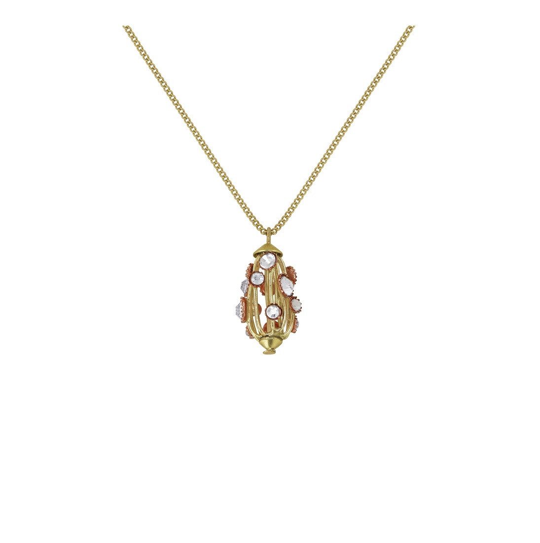 KONPLOTT Kette mit Anhänger Konplott: Kette/Anhänger Ethnic Glamour II - oval