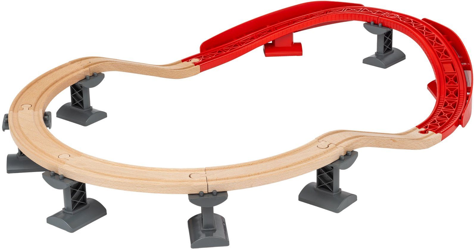 BRIO® Schienenerweiterungs-Set BRIO® WORLD, Schienenpaket Berg und Tal