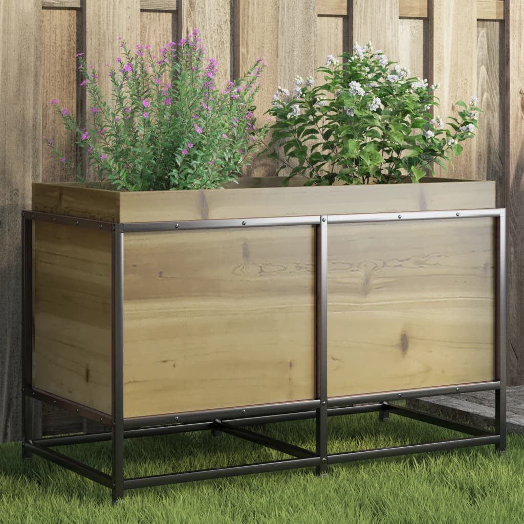vidaXL Blumentopf Pflanzkübel 80x40x50 cm Kiefernholz Imprägniert (1 St)