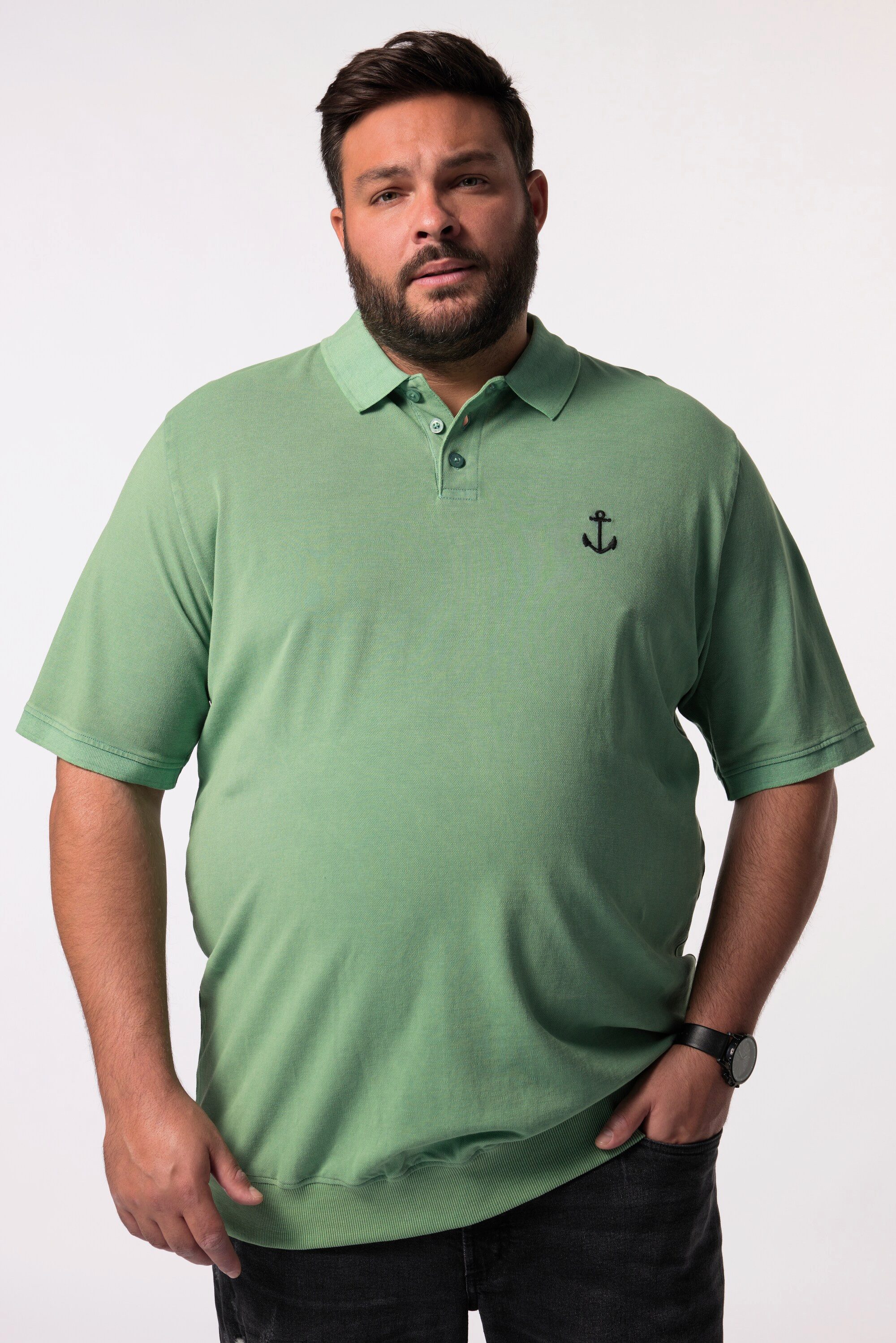 Men Plus Poloshirt Men+ Poloshirt Bauchfit günstig online kaufen