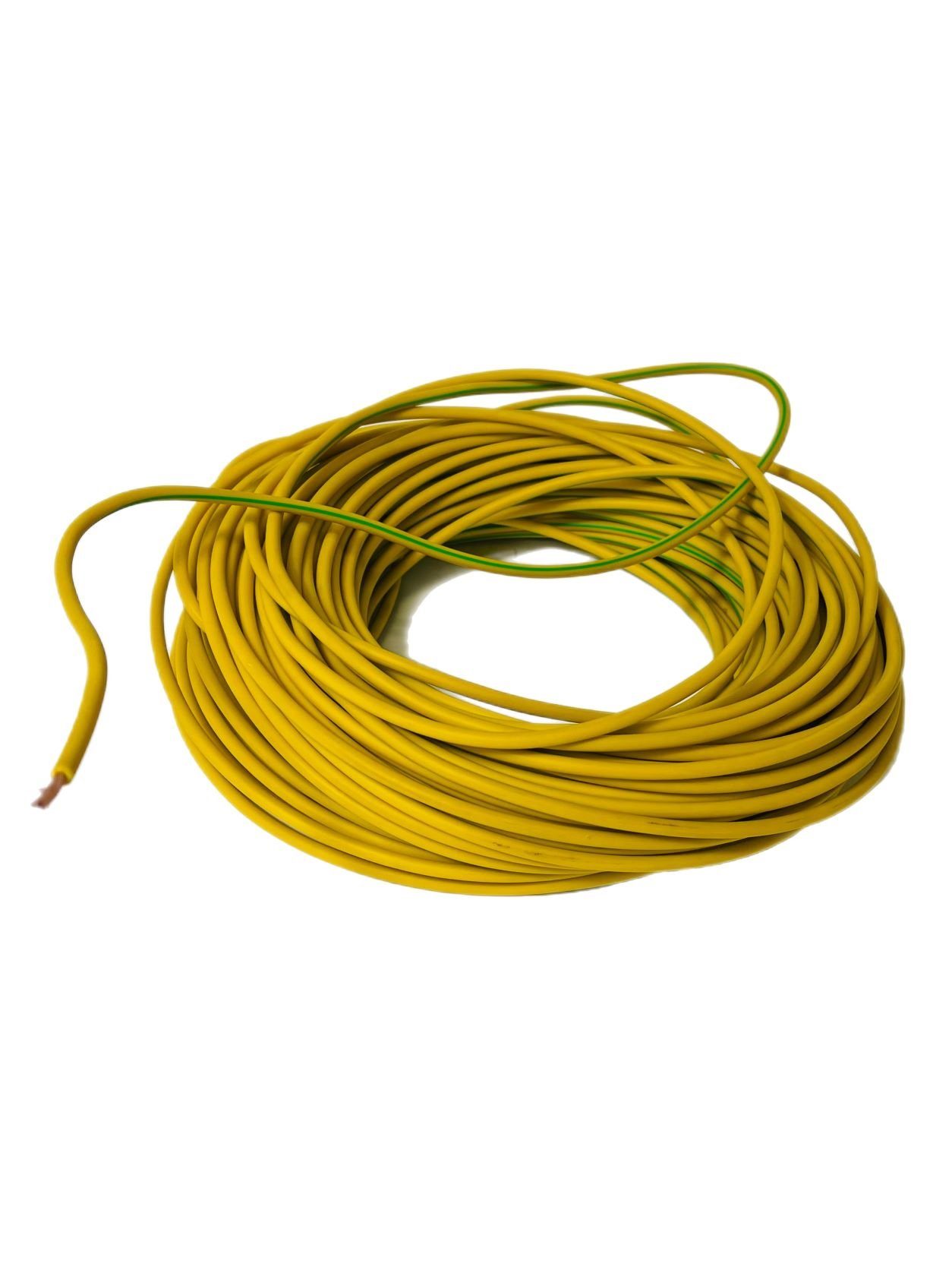 Stromkabel, H07V-K, gelb-grün 20m VaGo-Tools 10mm² Stromkabel H07V-K Batteriekabel H07VK