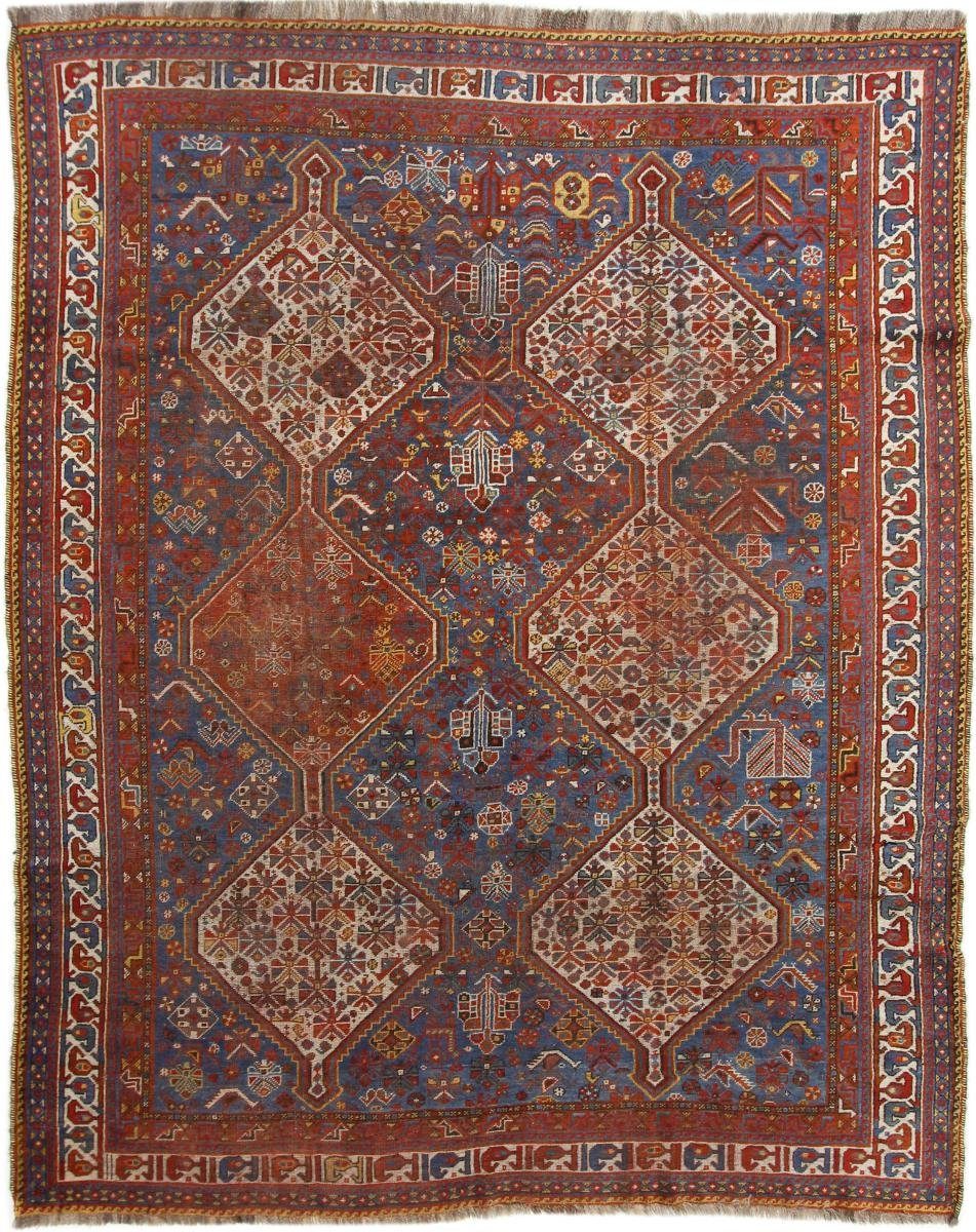 Orientteppich Shiraz 217x288 Handgeknüpfter Orientteppich / Perserteppich, Nain Trading, rechteckig, Höhe: 10 mm