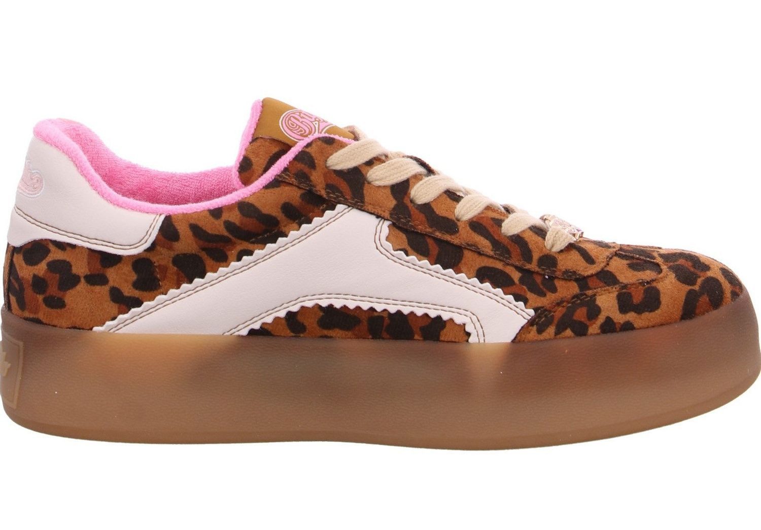 Buffalo Buffalo Sneaker Low Cajo Leo/Pink/Weiß günstig online kaufen
