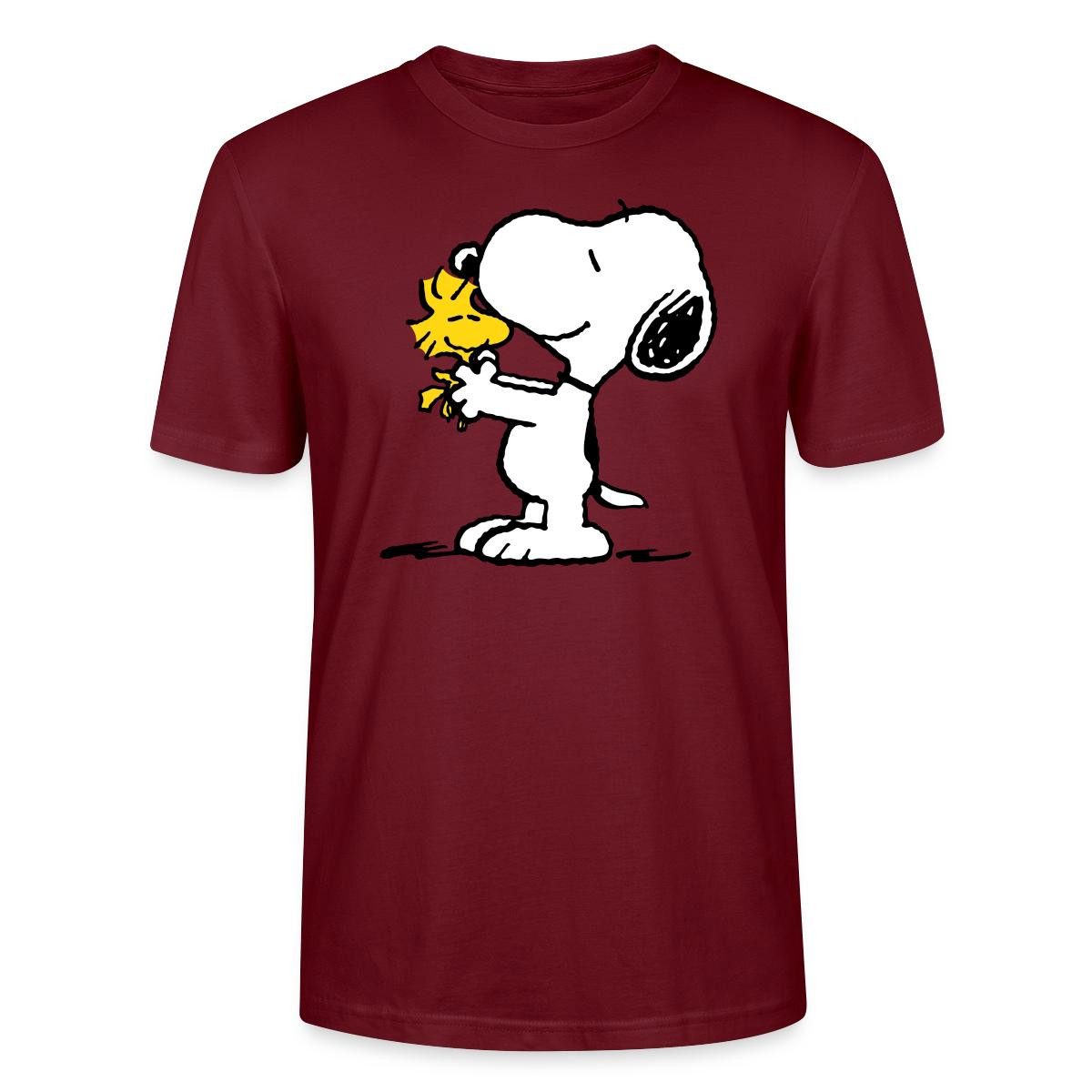 Spreadshirt T-Shirt Peanuts Snoopy Und Woodstock Unisex Bio T-Shirt (1-tlg)