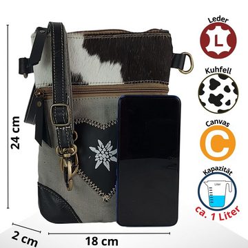 Domelo Trachtentasche kleine Trachtentasche, Oktoberfest Tasche, schwarze Dirndltasche, Unikate Trachtentasche