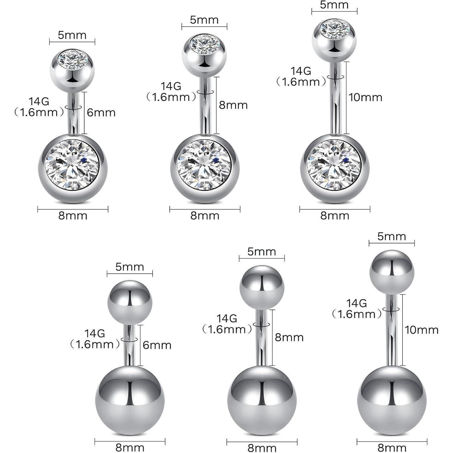AVYRING Piercing-Set Piercing Set 99-teilig 14G 16G 18G 20G Nadeln Werkzeug günstig online kaufen