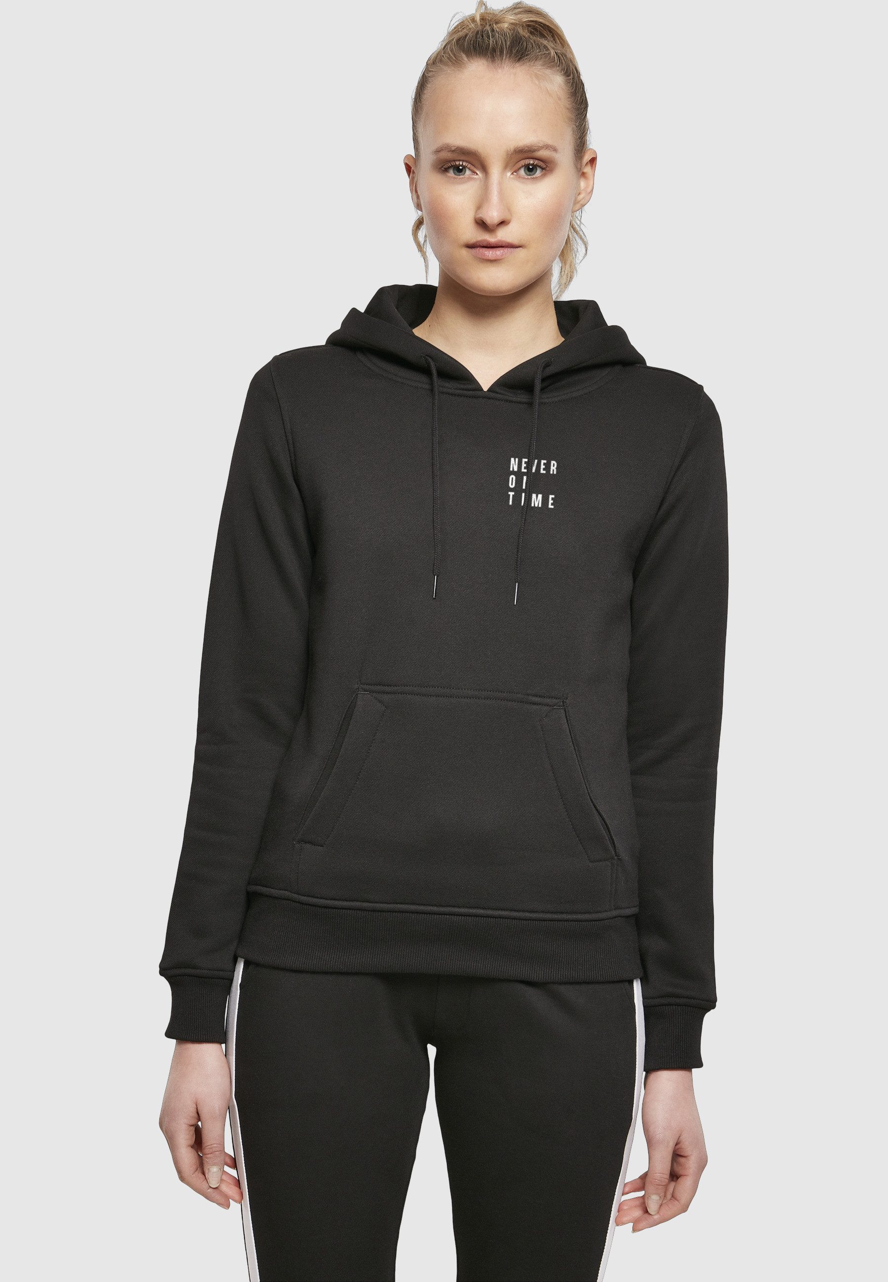 MisterTee Kapuzensweatshirt MisterTee Damen Ladies Never On Time Hoody