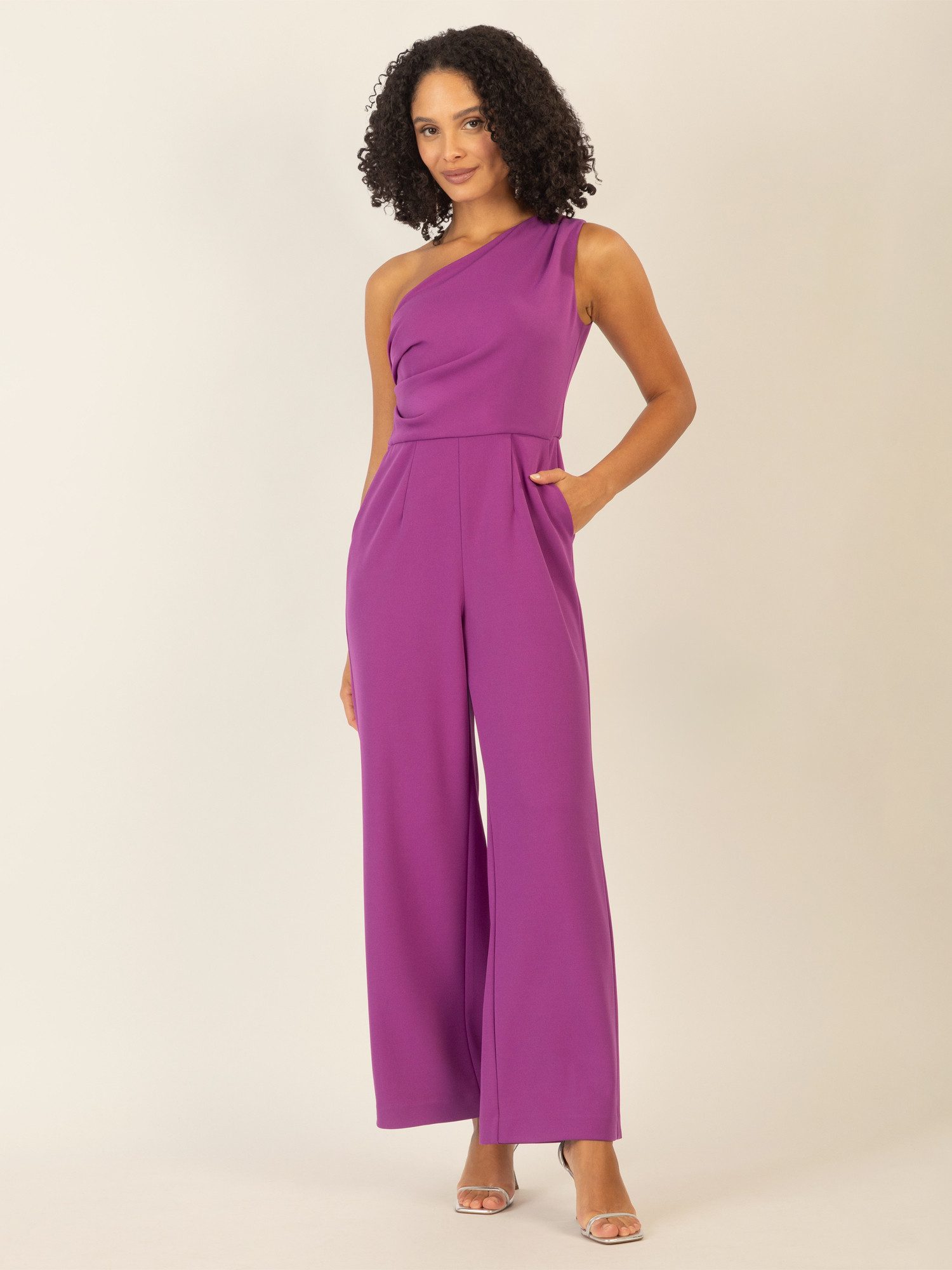 Apart Jumpsuit aus einer leicht strukturierten günstig online kaufen