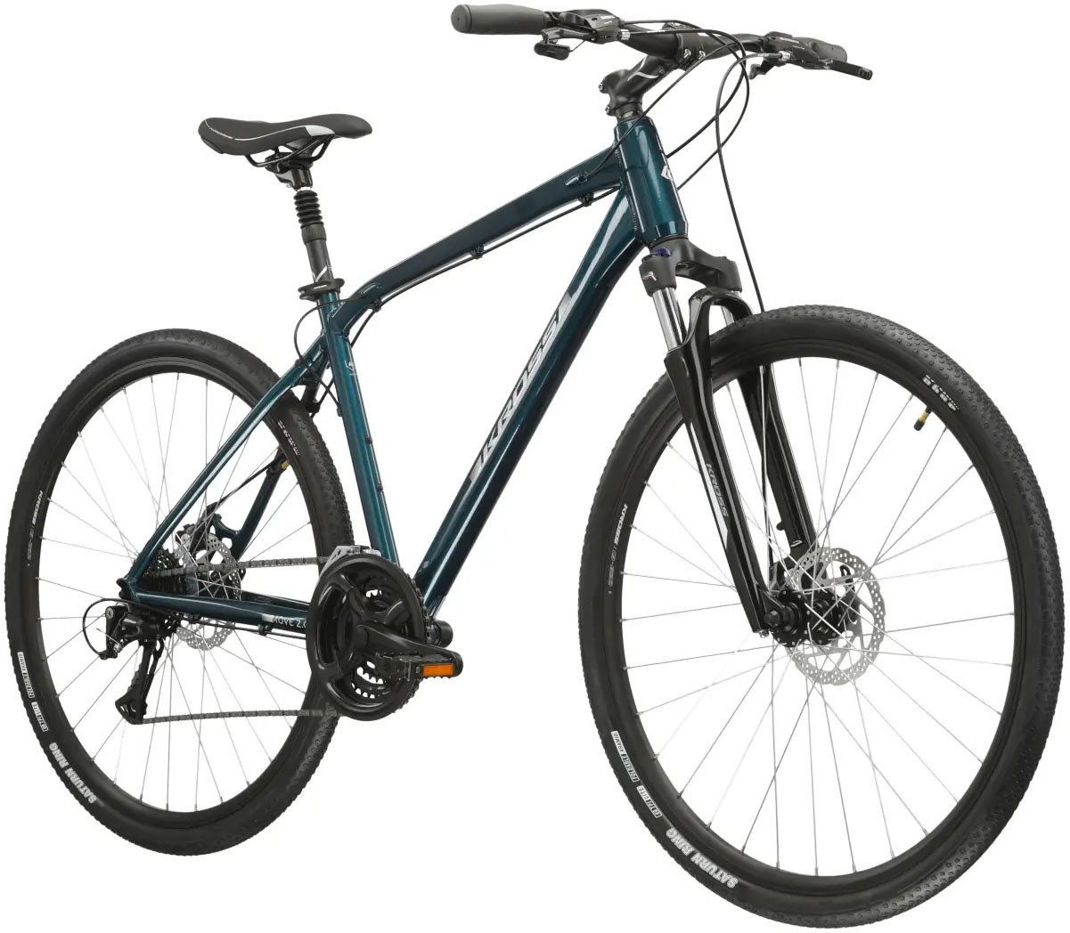 Kross Crossrad Crossrad Herren 28" Move 2.0 türkis 24 Gänge, 24 Gang Shimano ACERA M3020 Schaltwerk, Kettenschaltung