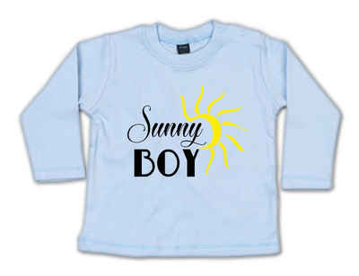 G-graphics Longsleeve Sunny Boy Baby Sweater, Baby Longsleeve T, mit Spruch / Sprüche, mit Print / Aufdruck, Geschenk zu jedem Anlass