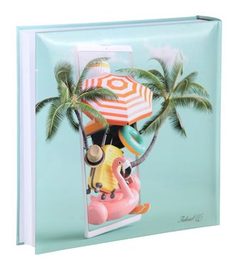 IDEAL TREND Fotoalbum Summer Fotoalbum 30x30 cm - Einzigartiges Urlaub Foto Album und Fotobu