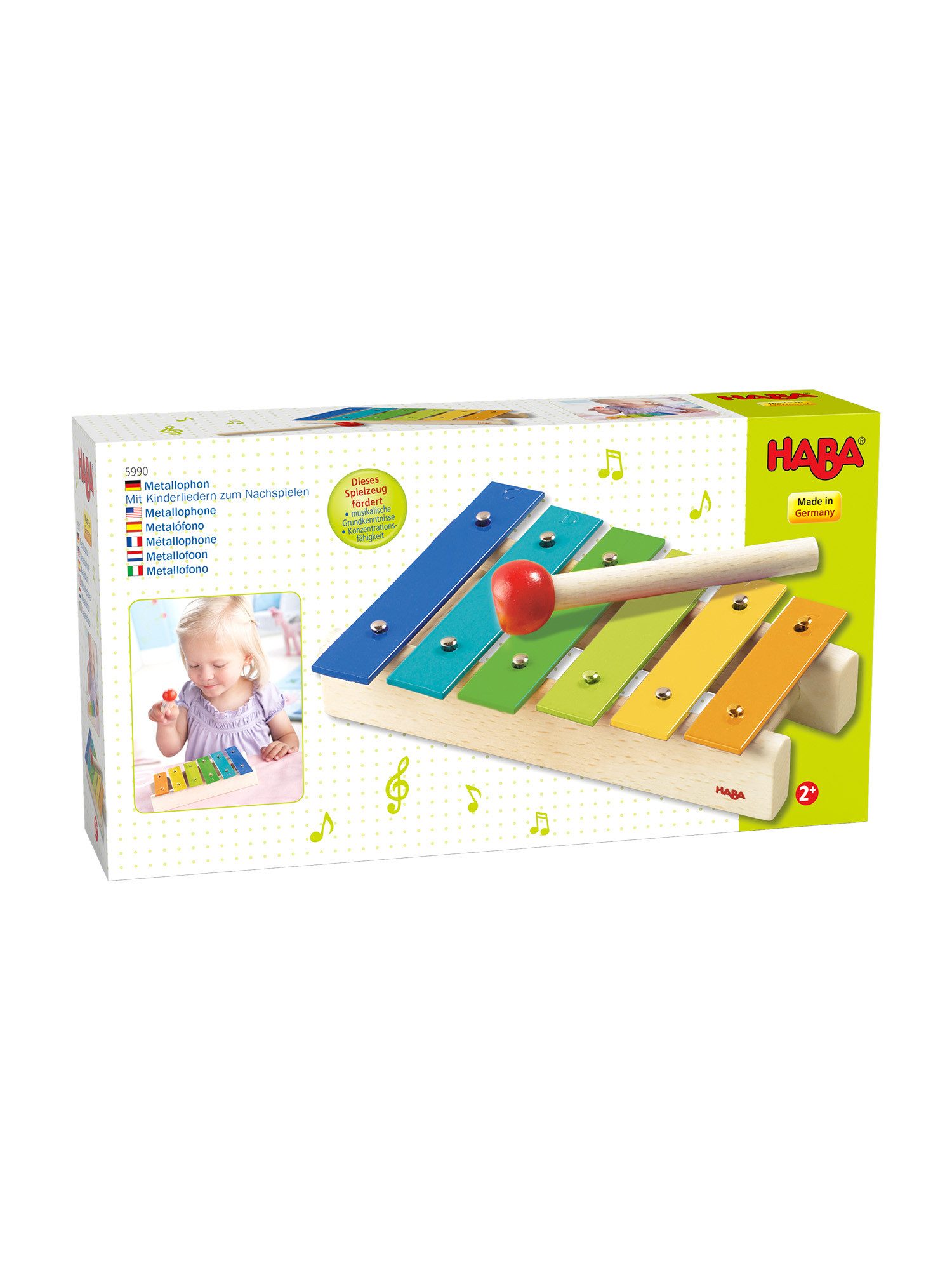 Spielzeug-Musikinstrument Metallophon