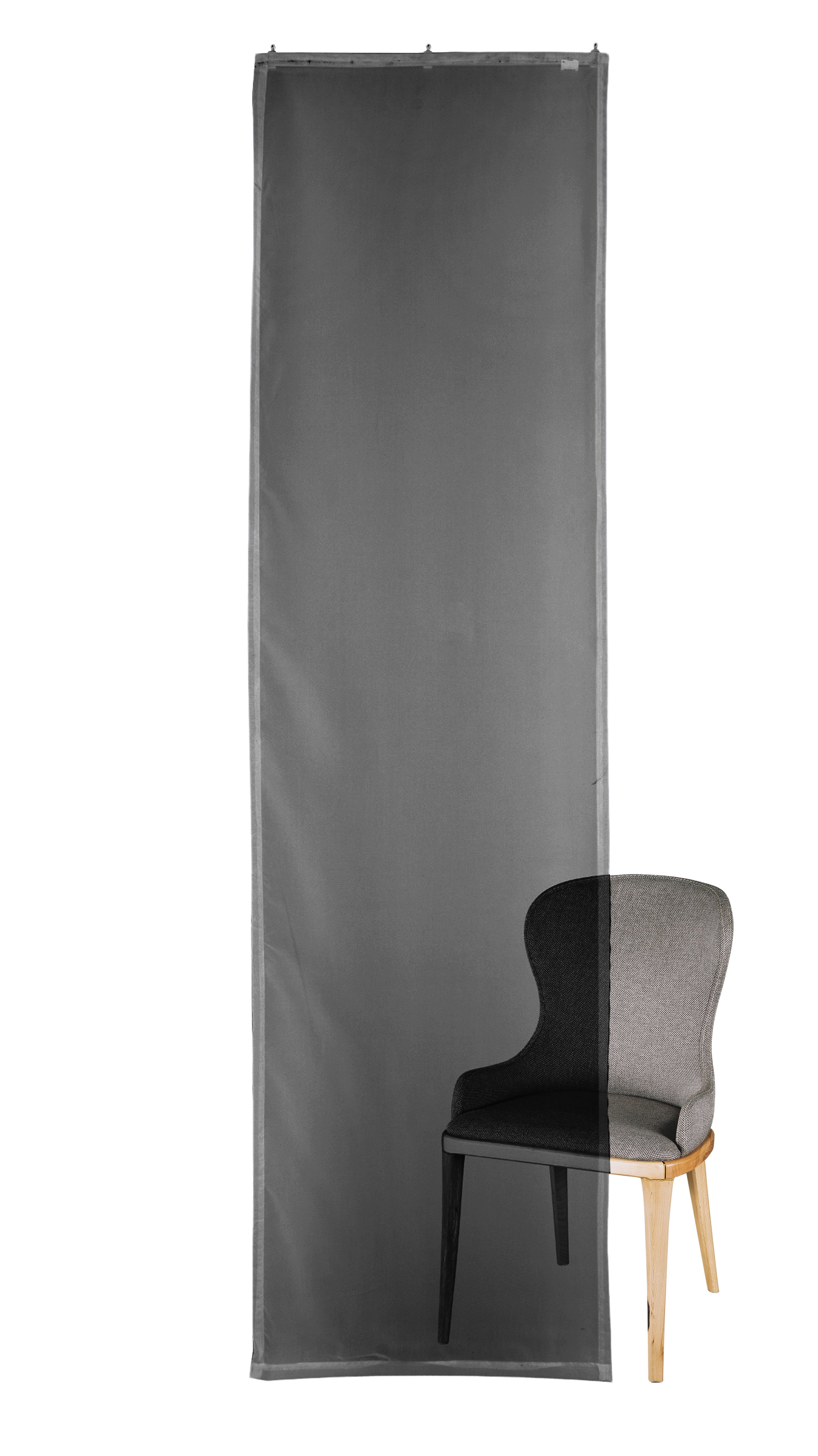 Schiebegardine / Raumtrenner / Flächenvorhang / Transparent / 60x245cm, Brilliant, Store