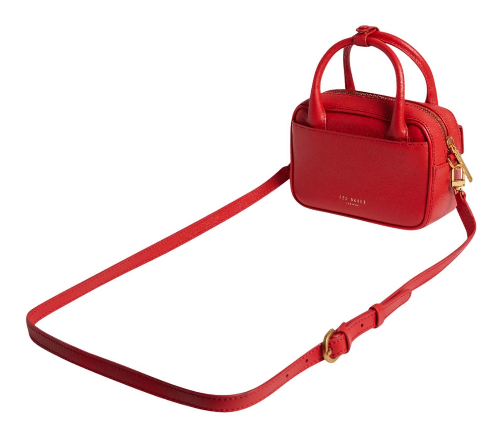 Ted Baker Handtasche Anibell Detail Mini Leather Crossbody Bag, aus echtem Rindsleder