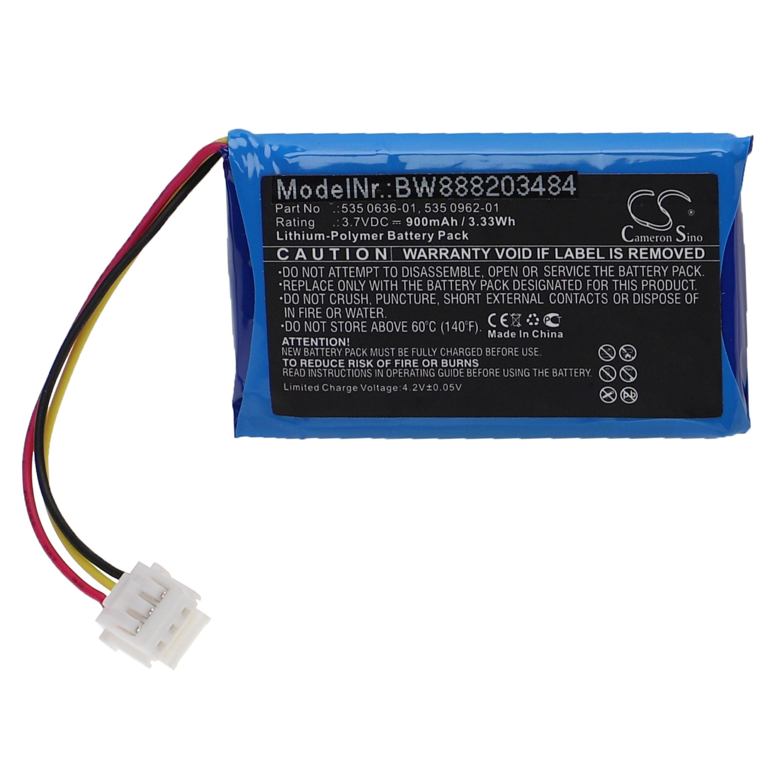 vhbw Ersatz für Husqvarna 535 0636-01, 535 0962-01, 575 24 24-01, 575 24 Akku 900 mAh