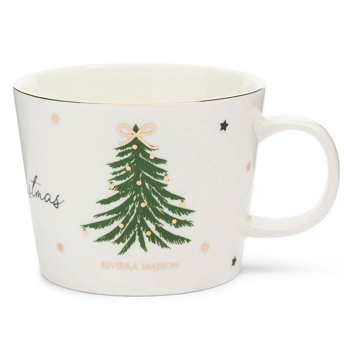 Rivièra Maison Geschirr Henkelbecher Tasse Have a Wonderful Christmas günstig online kaufen