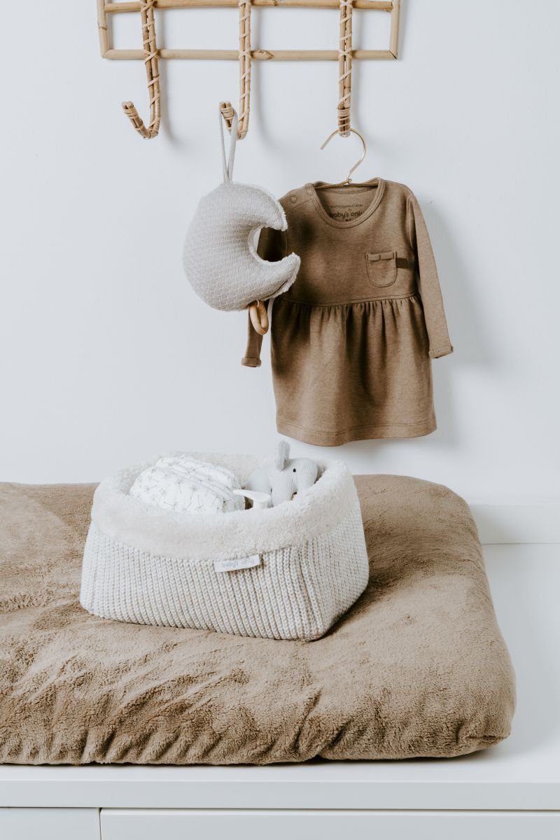 Baby’s Only Wickelauflage Wickelauflagenbezug Cozy dusty grey - 75x85 75x85 cm (1-tlg), Wickelauflage Wickeltischauflage Bezug