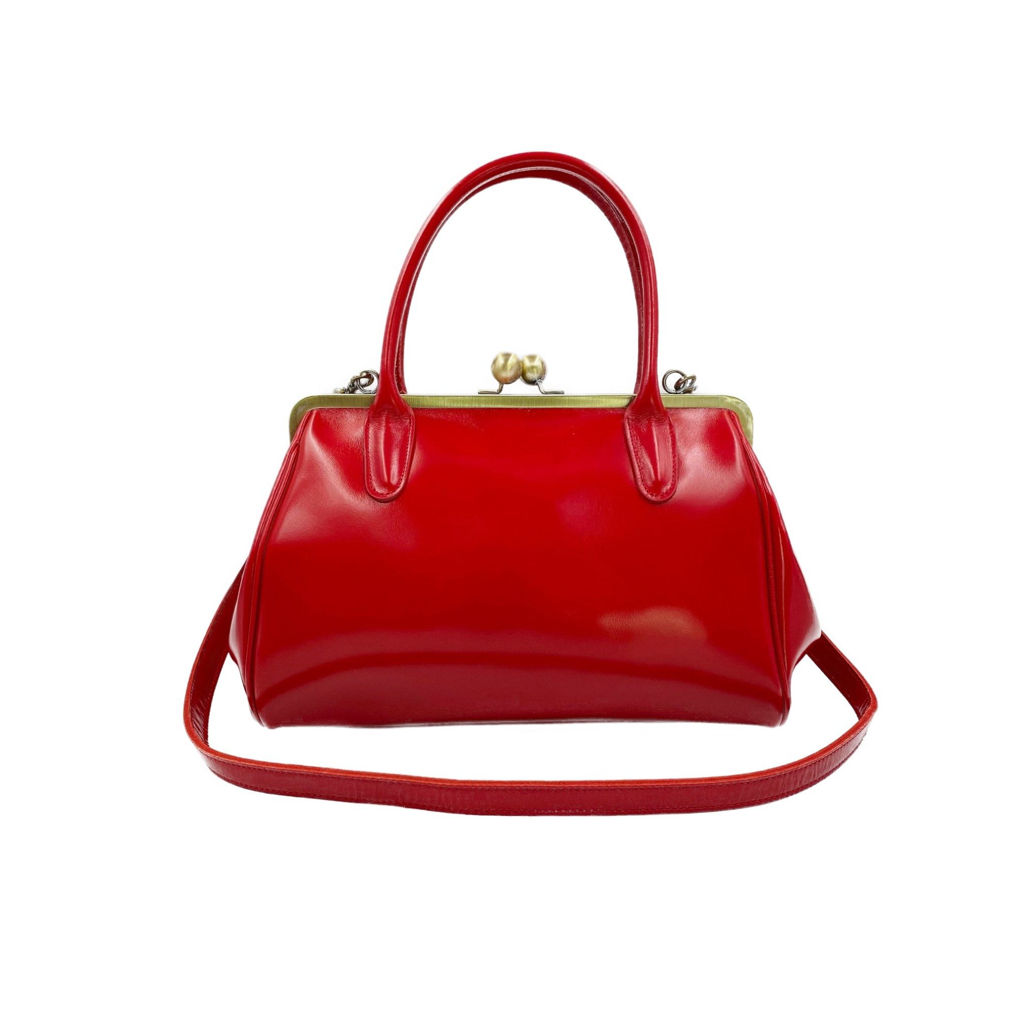 Taschenkinder Handtasche Henkeltasche Vintage Ledertasche "Sophie" Schultertasche, Echtes Leder