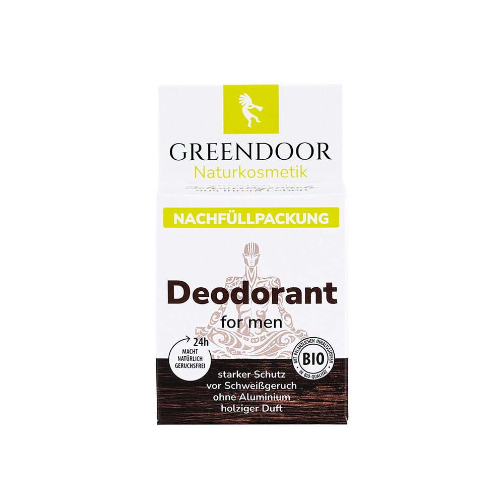 GREENDOOR Deo-Stift Deodorant Nachfüllpackung for men