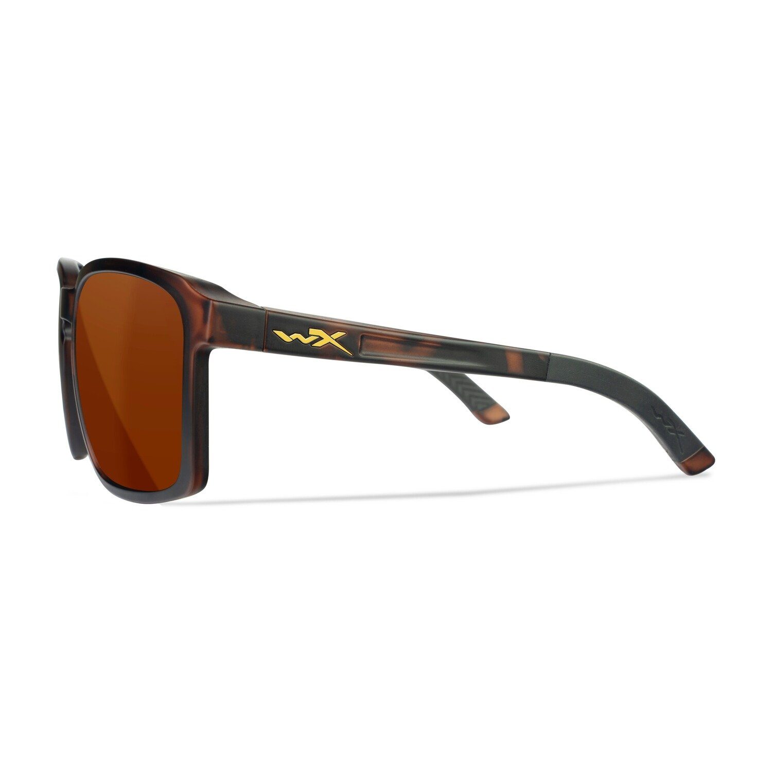 Sonnenbrille X Brille Bronze Polarisierend CAPTIVATE™ Spiegel Gläser: Alfa WX Wiley