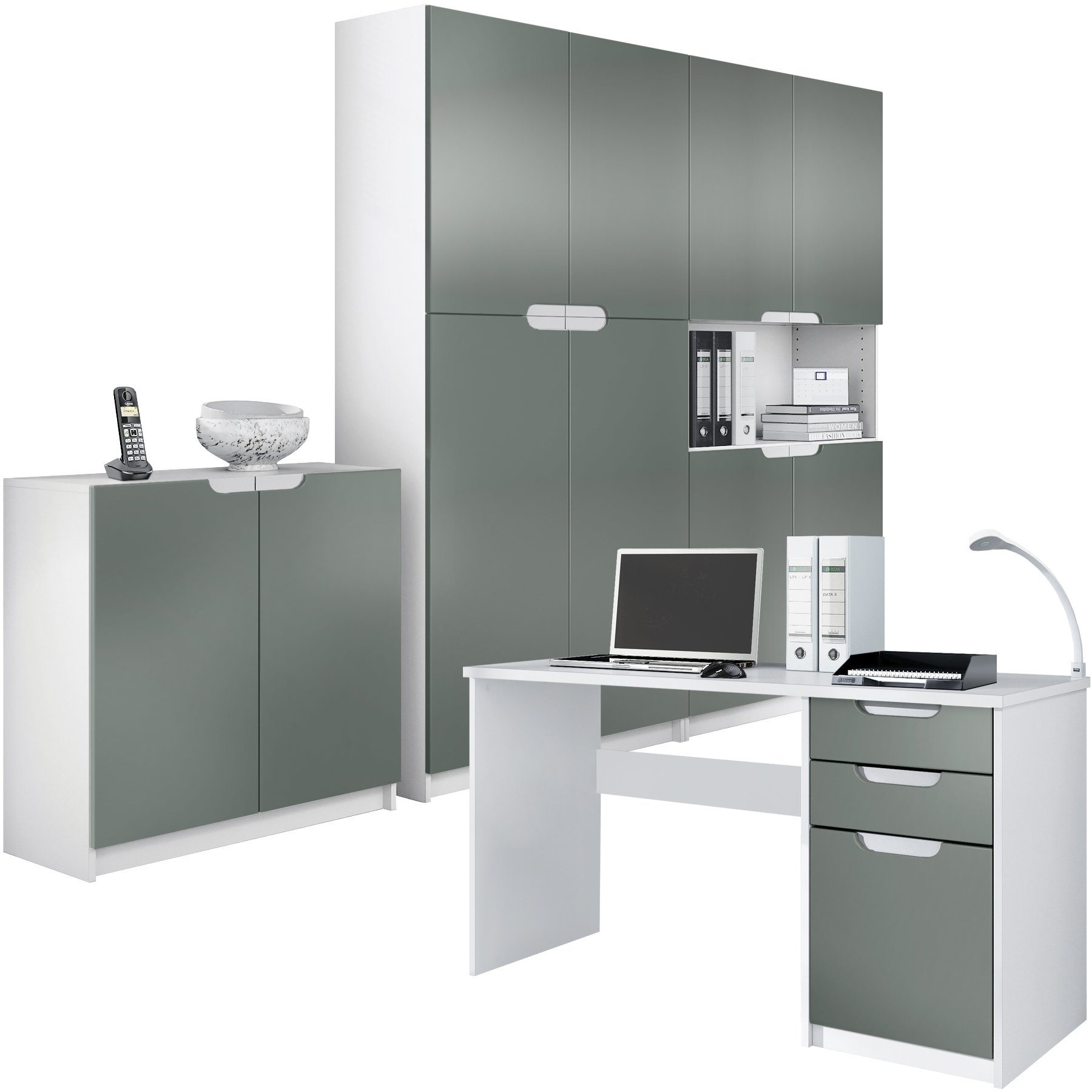 Vladon Aktenschrank Logan (Büromöbel-Set, mit 1 günstig online kaufen