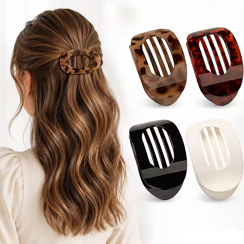 Ware aus aller Welt Haarklammer 4er Set Haarklammern französischen Stil Damen Haarspangen Haarclip, 4-tlg.