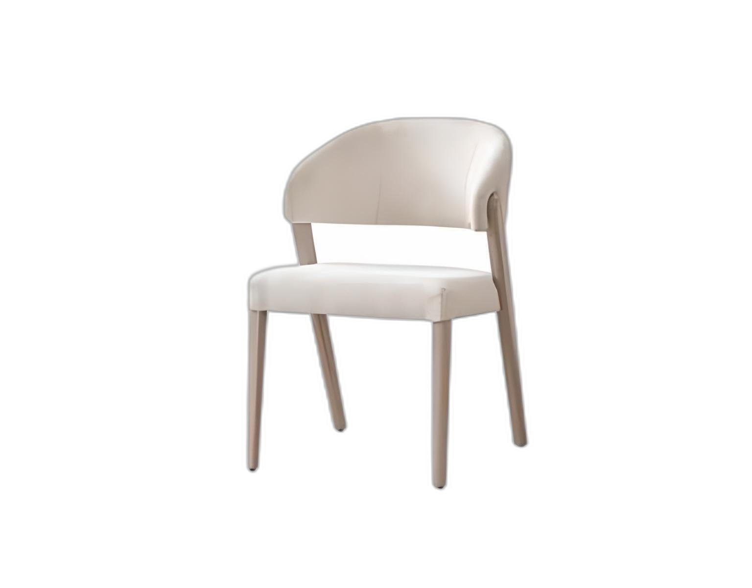 Esszimmerstuhl Esszimmer Hocker Weißer Polsterstuhl Designer Tischstuhl Holzstühle