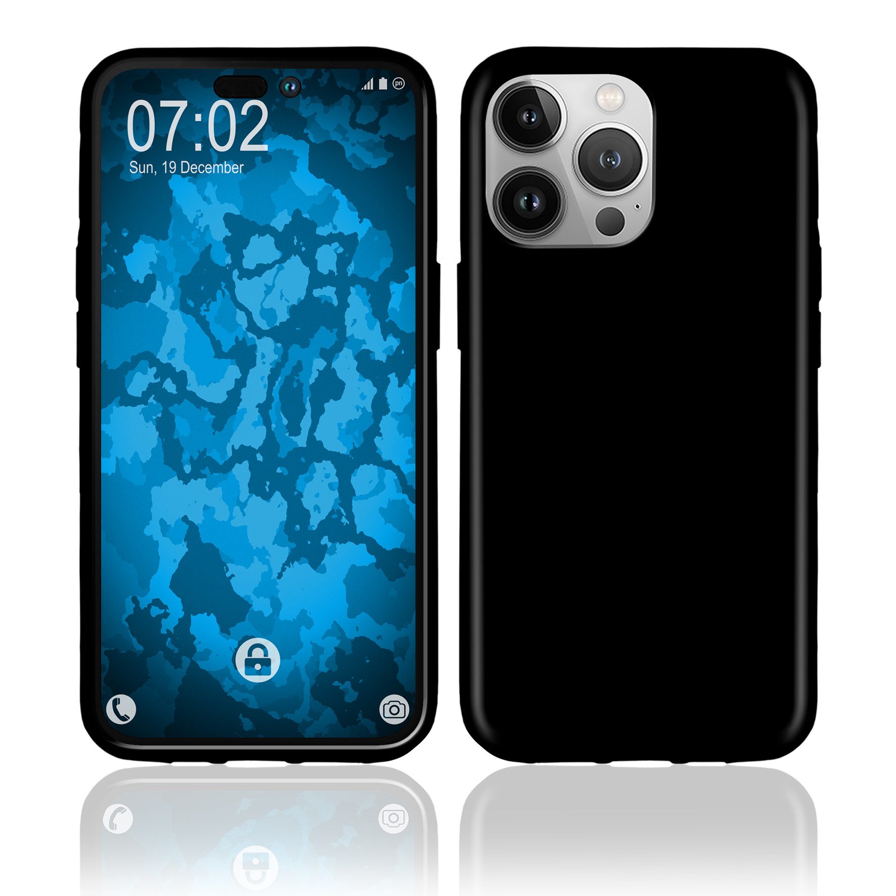 PhoneNatic Handyhülle Silikon Hülle kompatibel mit iPhone 14 Reihe / Pro / Max / Pro Max