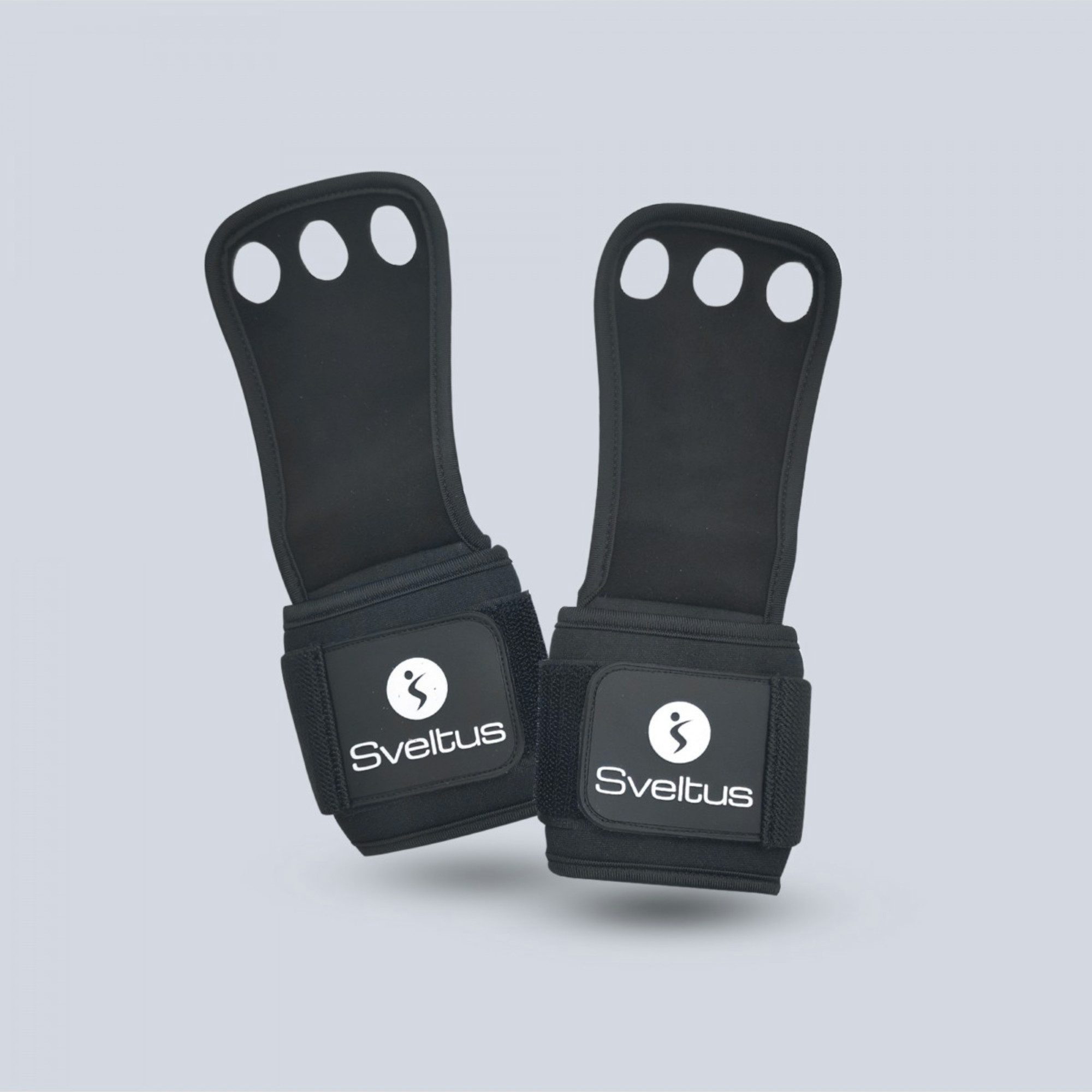 Sveltus Trainingshilfe Cross-Training Hole Hand Grip Premium L/XL x2 - Black