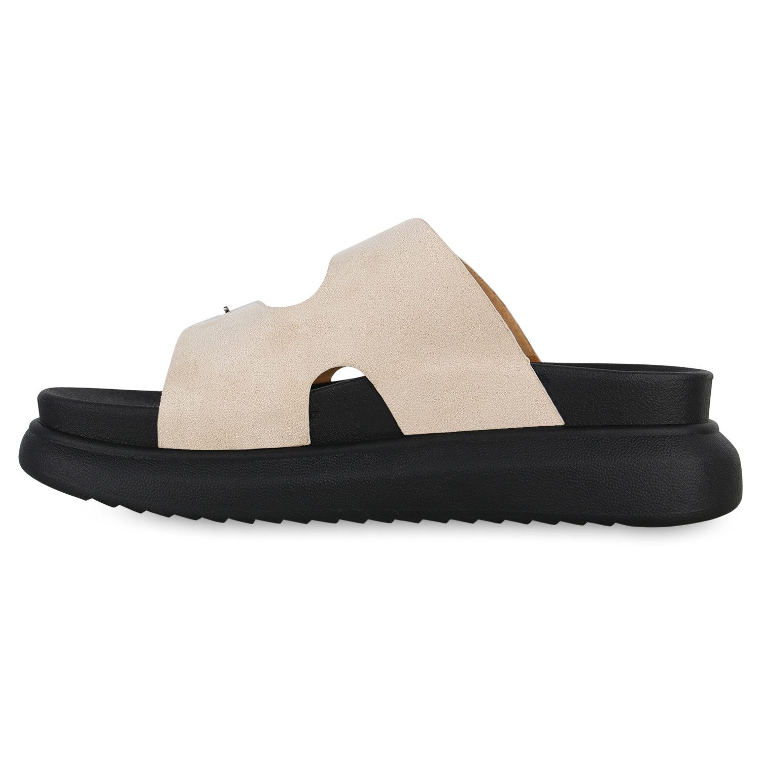 VAN HILL 841668 Sandalette Damen Pantoletten günstig online kaufen