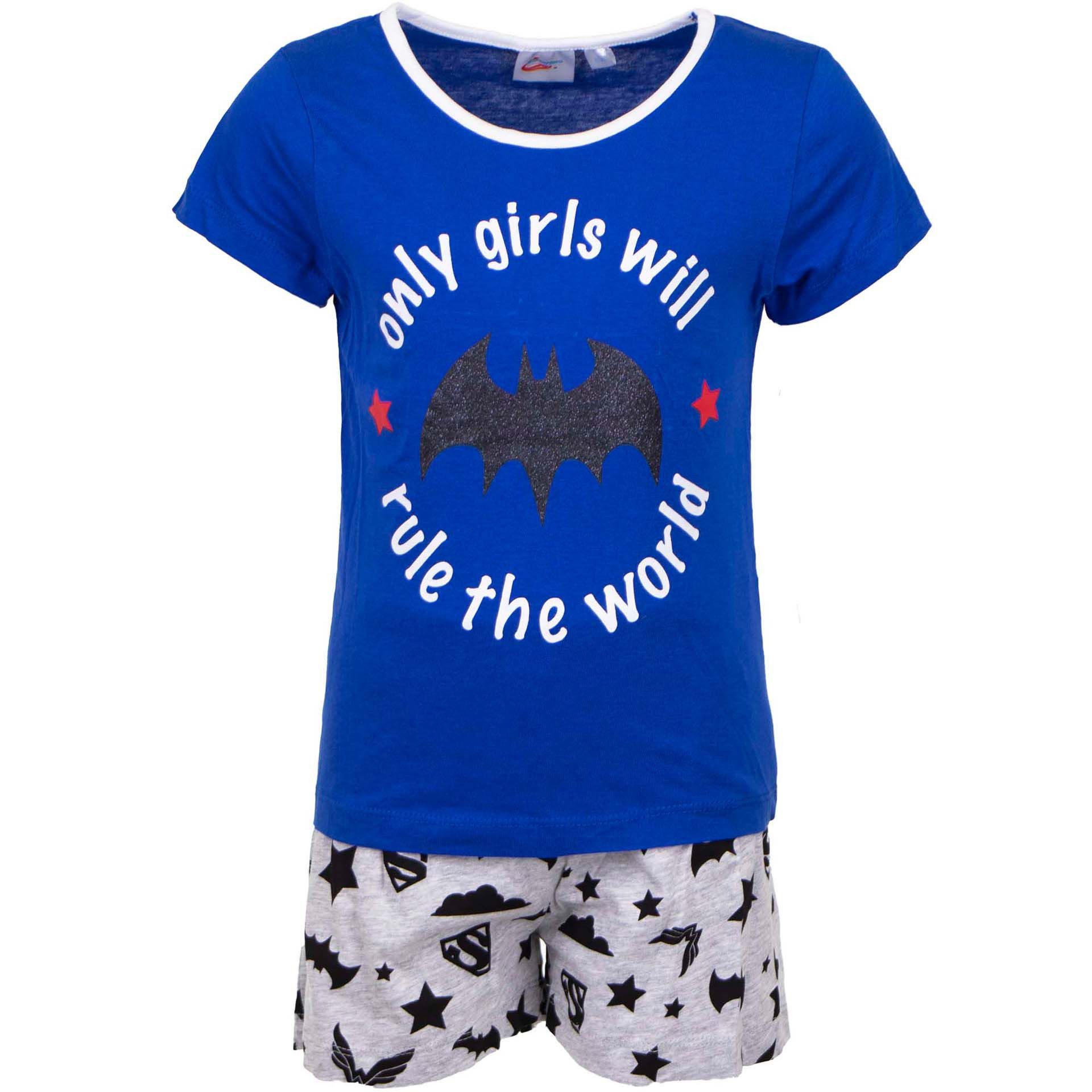 Batman Pyjama shortama aus Baumwolle Kurzer Schlafanzug für Kinder