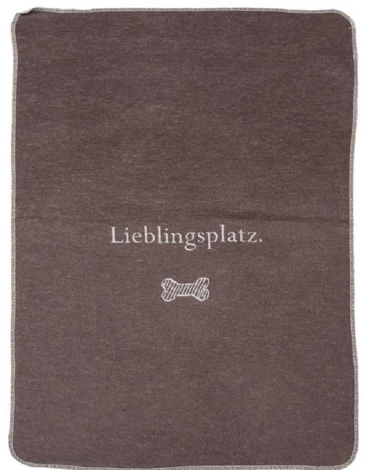 DAVID FUSSENEGGER Tierdecke 'Lieblingsplatz' 70 x 90 cm