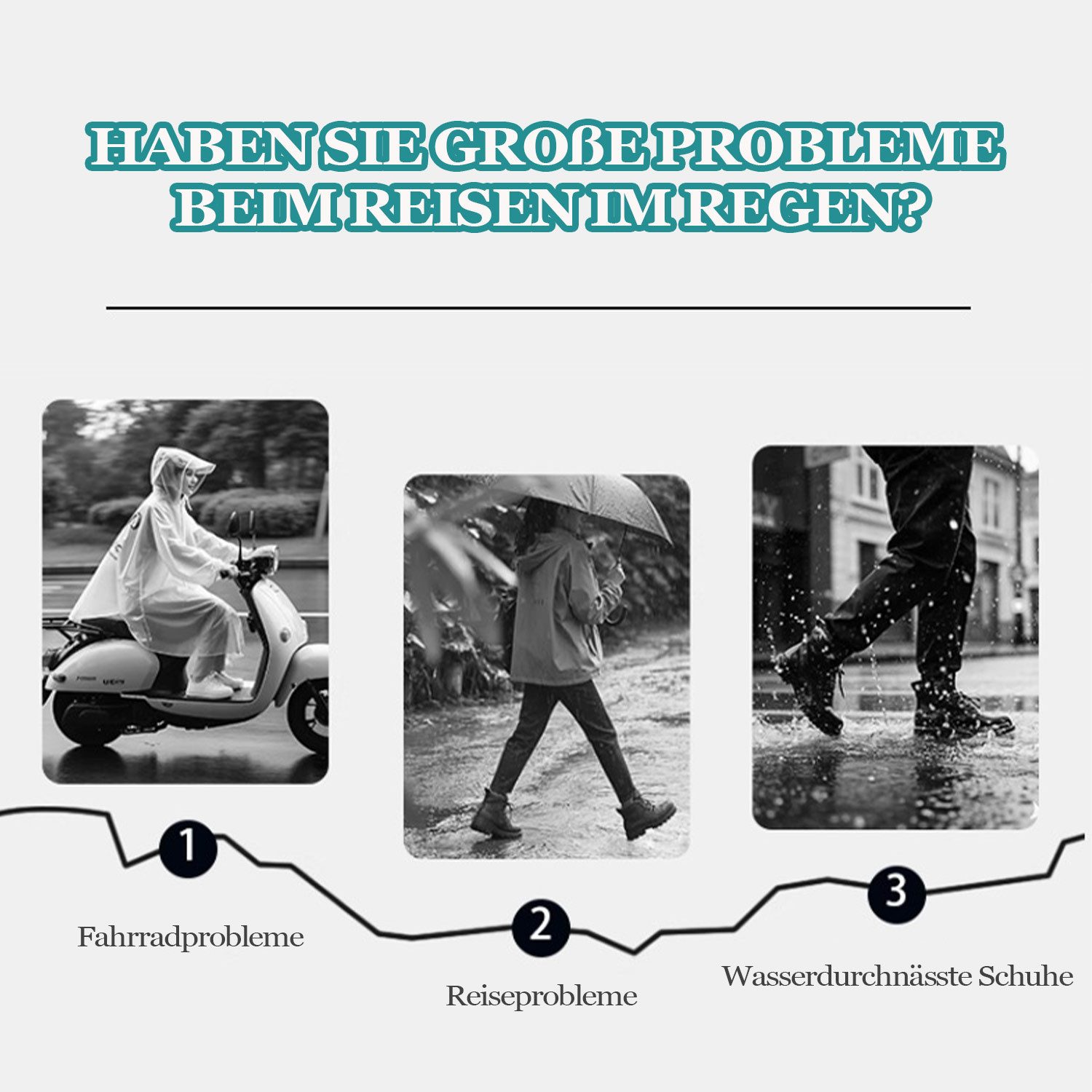 Refttenw Schuhüberzieher Faltbare Wasserdicht Überschuhe,Schuhüberzieher,Rutschfest