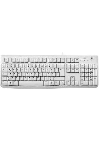 LOGITECH K120 Corded keyboard »Flaches Pr...