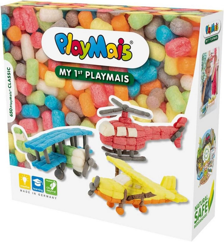 PlayMais Kreativset Playmais BASIC My 1st Flight Bastelset 650 St. Zubehör & Anleitung 3+