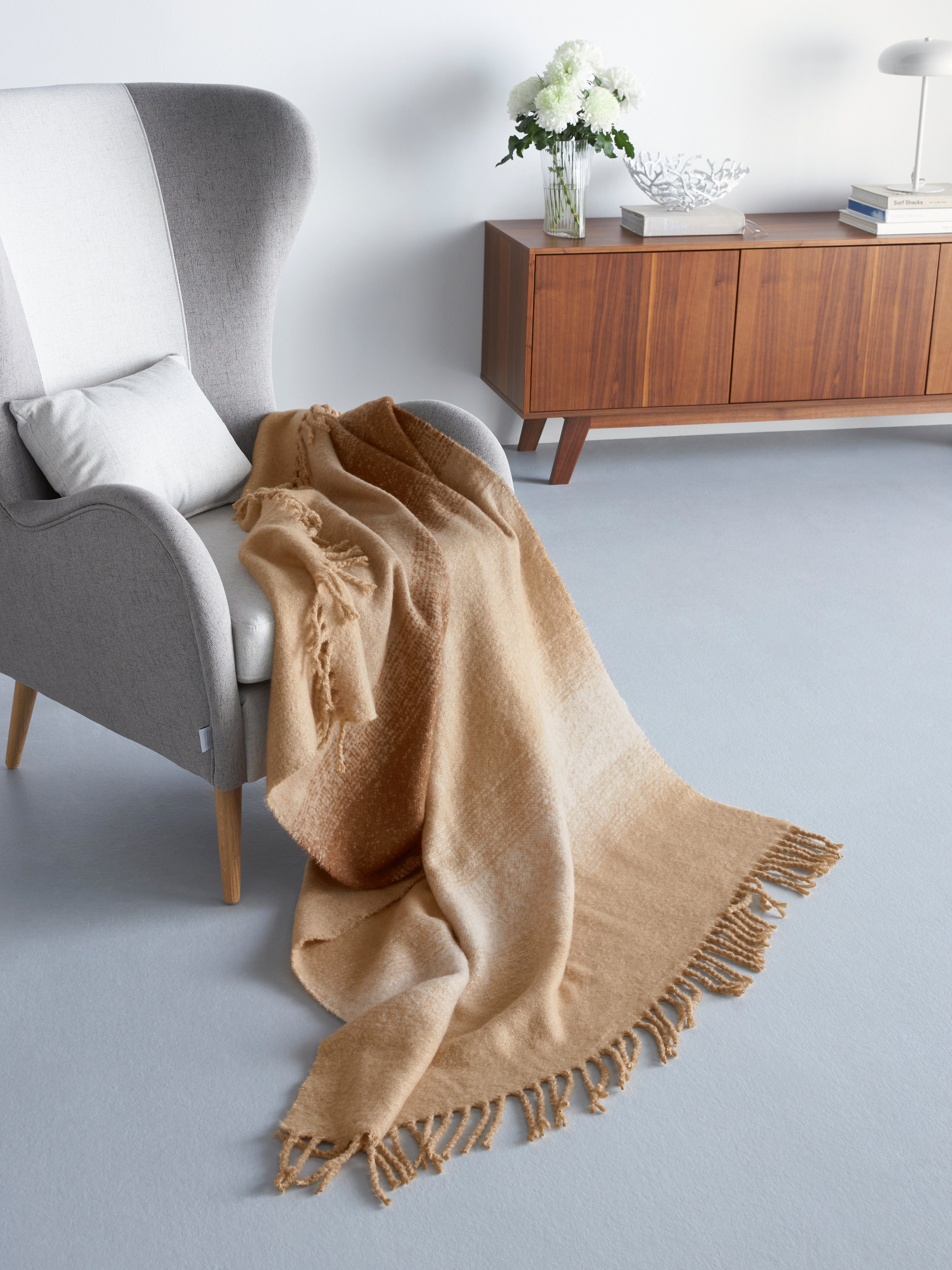 Wohndecke Bouclé garngefärbt, OTTO home, mit Farbverlauf – Bild 2 von 5