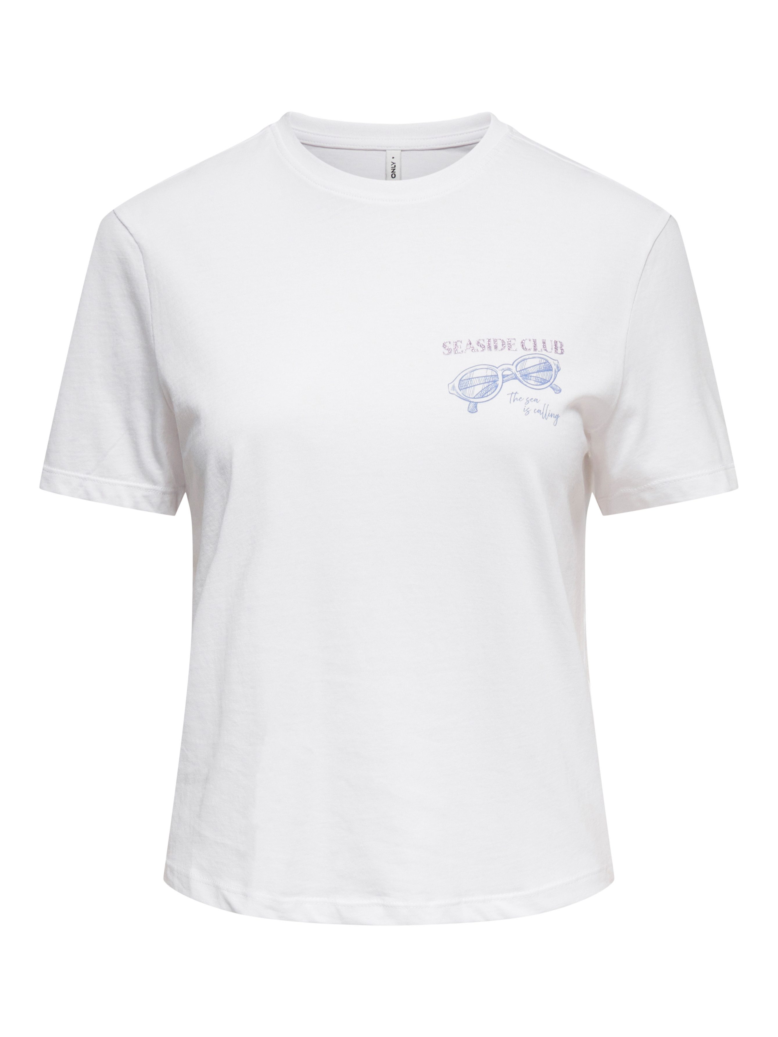 ONLY Kurzarmshirt ONLDINA S/S CLUB TOP BOX JRS Baumwolle, regular fit, Rundhals