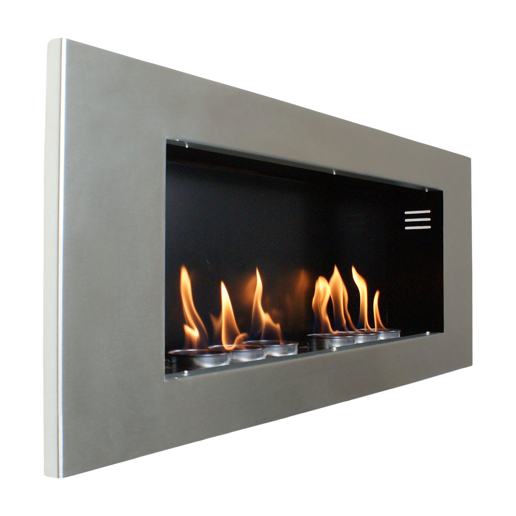Kaminbau Mierzwa Echtfeuer-Dekokamin Aurora (Supreme, Brenngel & Bio-Ethanol Kamin inkl. 6 Brenndosen & Keramische Watte), Farbwahl, Gelkamin, Ethanolkamin, Kaminofen, Wandkamin