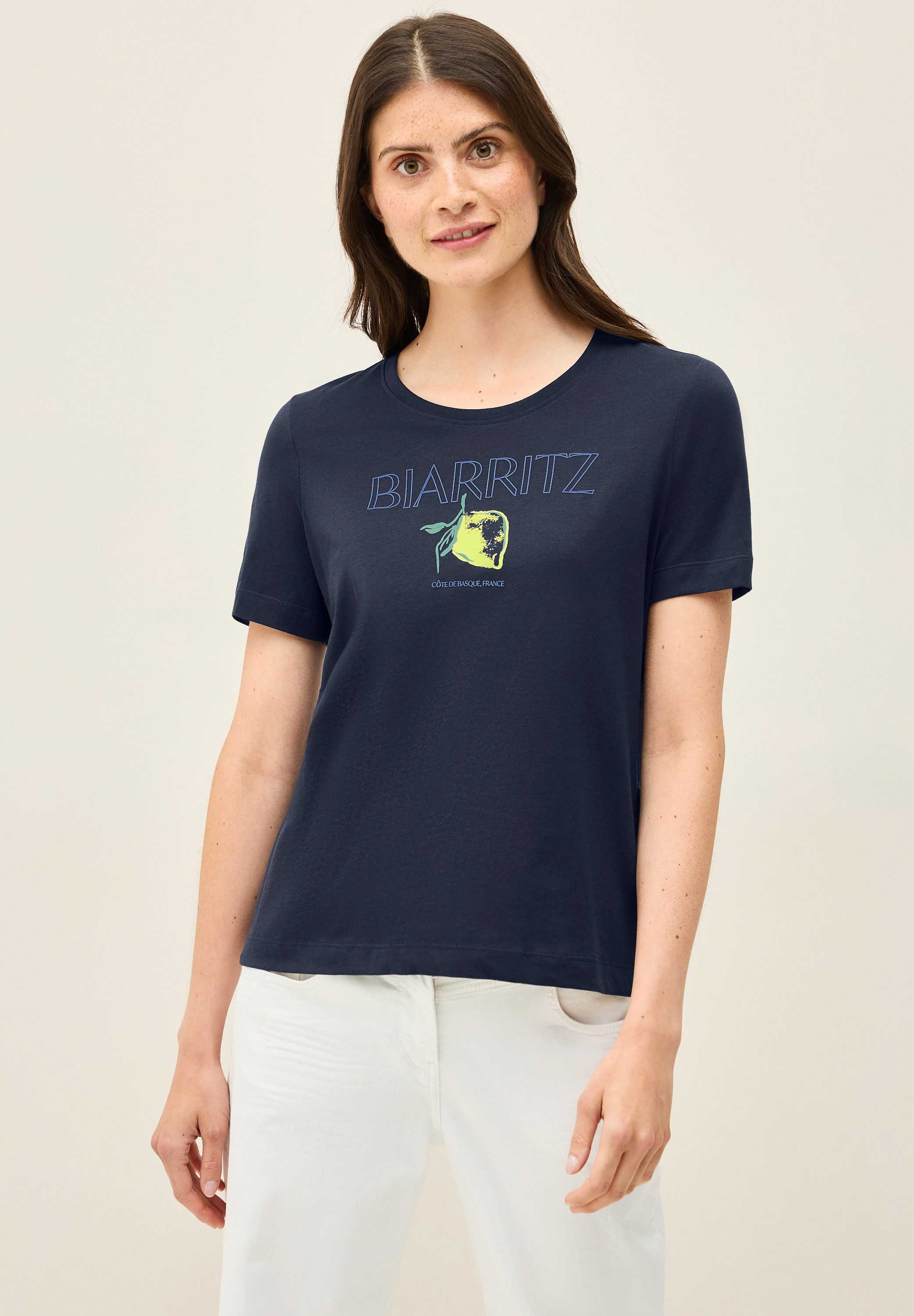 CECIL T-Shirt aus reiner Baumwolle günstig online kaufen