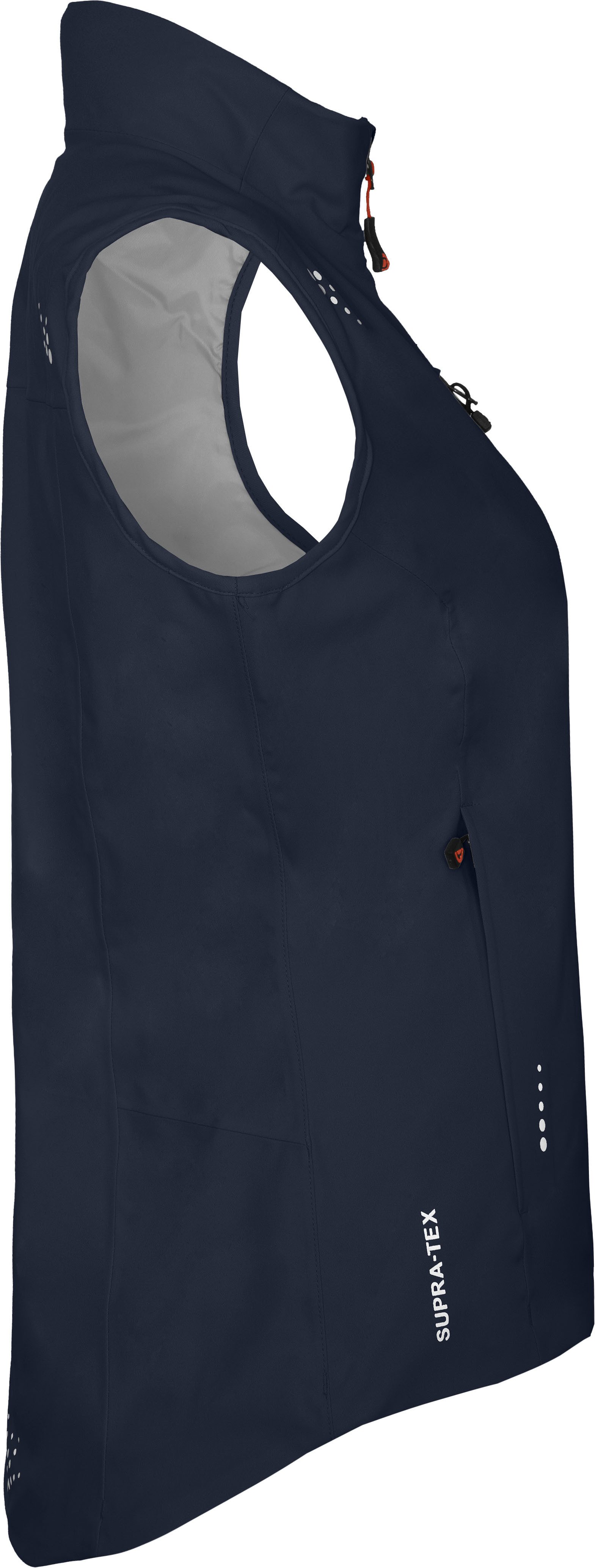 Bergson Regenjacke LEKNES THERMO Weste Damen Regenweste, recycelt, leicht wattiert, 20000 mm Wassersäule, No