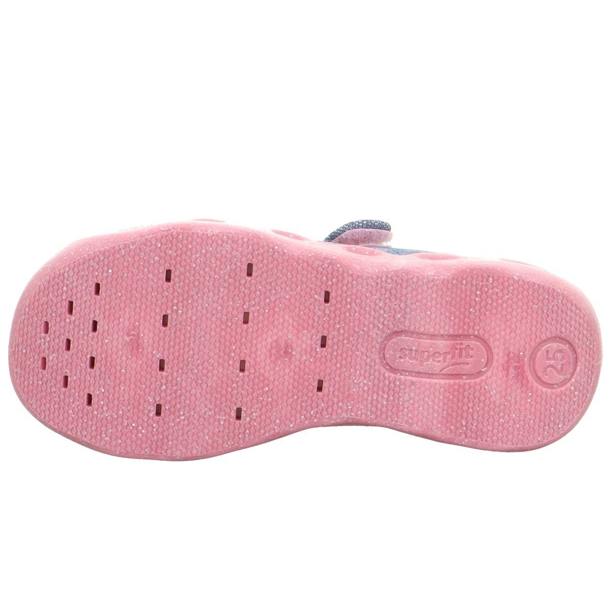 Superfit Superfit Mädchen Hausschuh leichter Glitzerlook Hausschuh