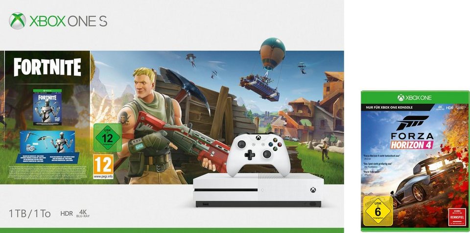 Xbox One 1TB (Bundle, inkl. Fortnite Bundle digitale