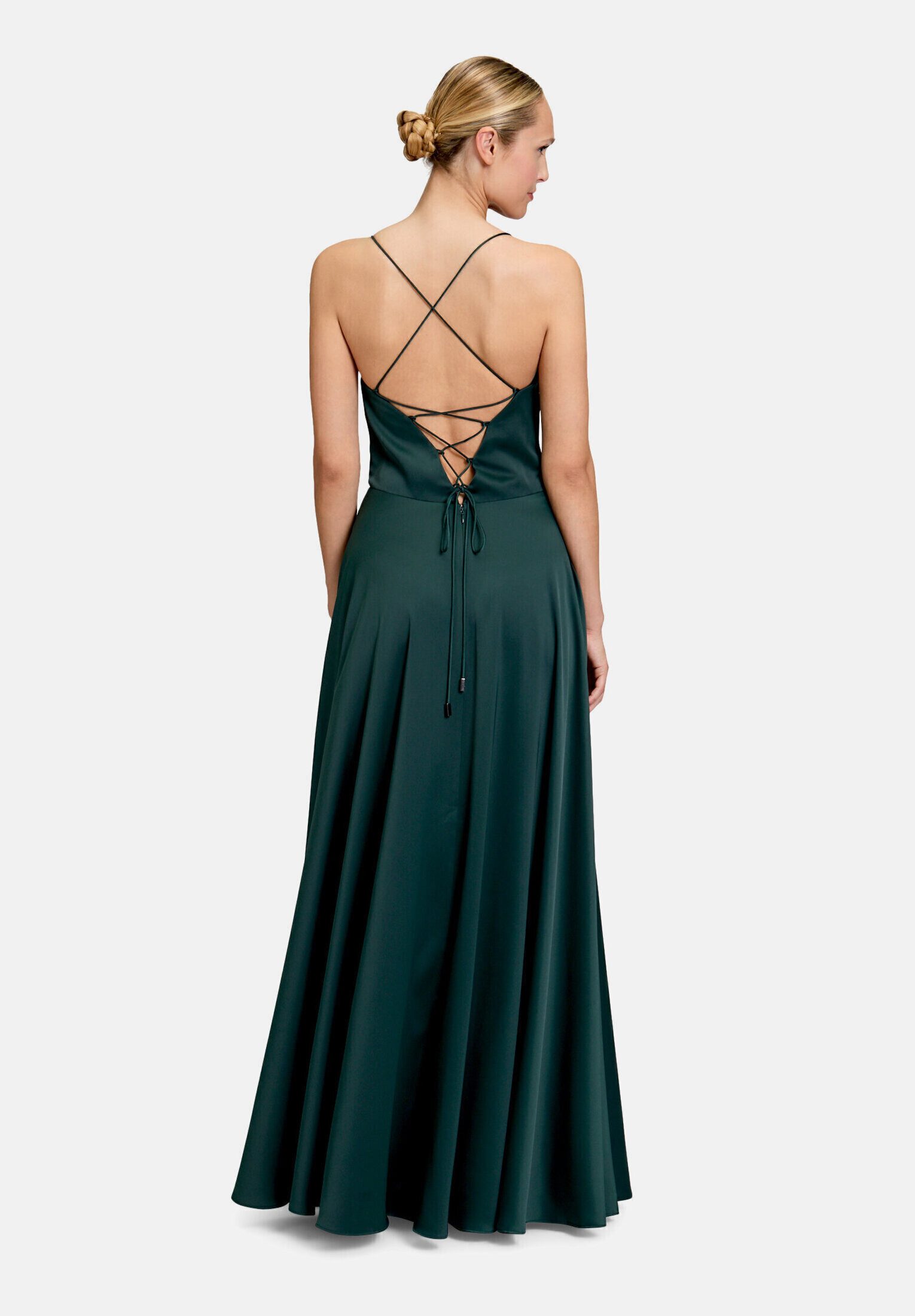 Vera Mont Abendkleid Damen mit Wasserfallausschnitt Material