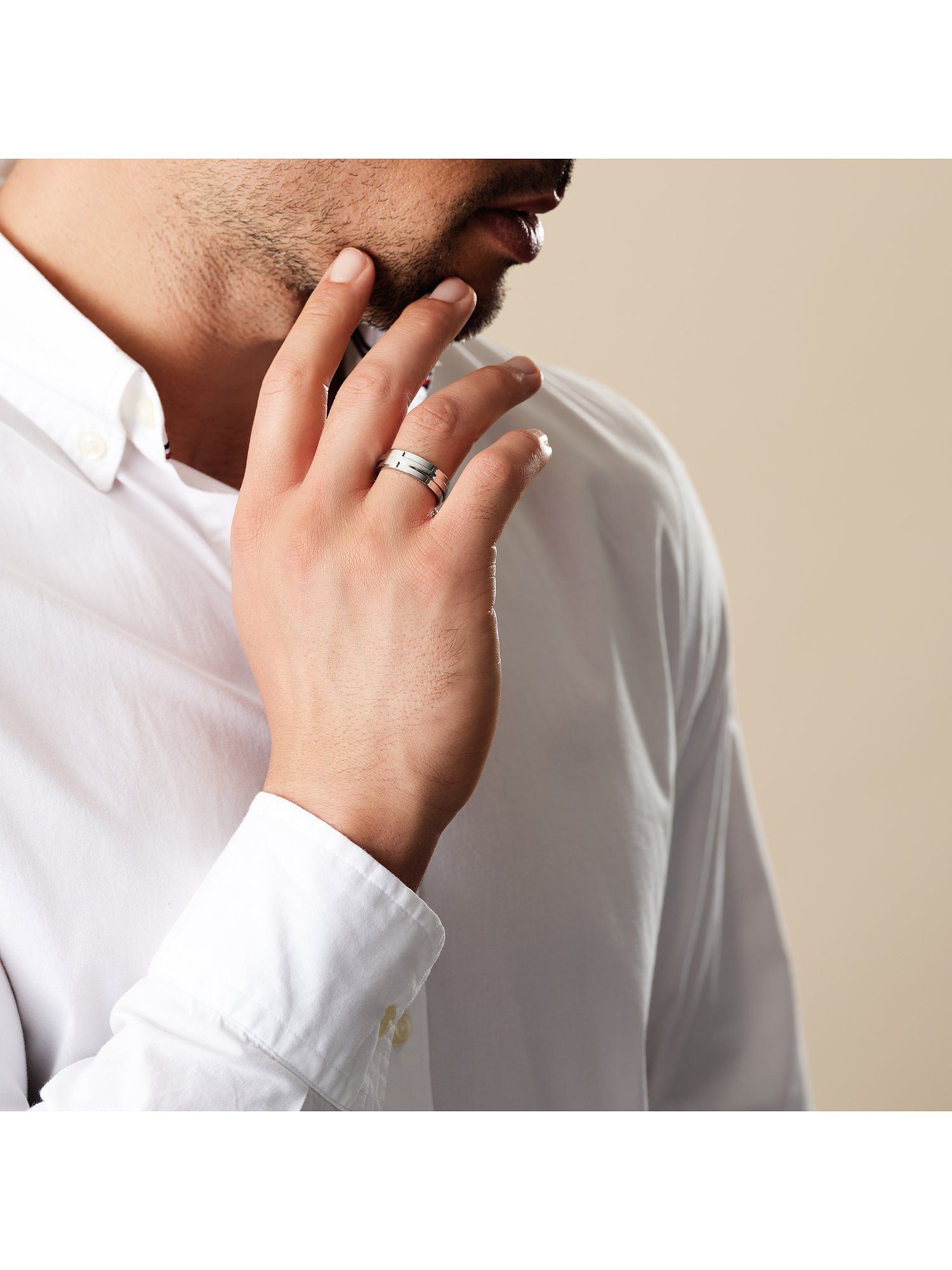 MASERATI Fingerring Maserati Herren-Herrenring Edelstahl günstig online kaufen