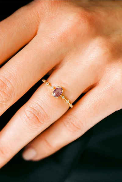 Color Design Fingerring Damen Ringe SMK-31, 925 Silber Ring mit Zirkonia, inkl. Geschenkbeutel