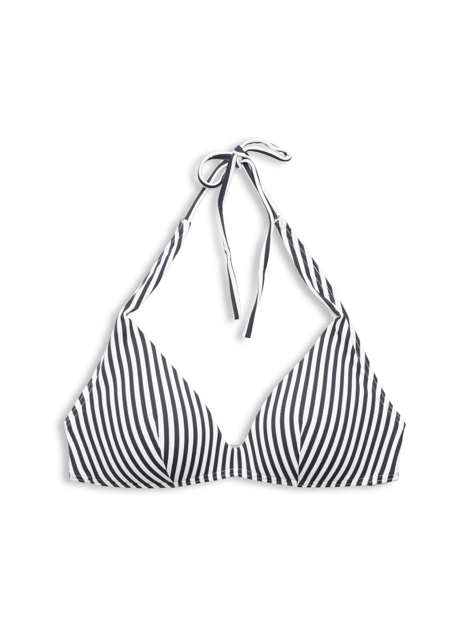 Esprit Triangel-Bikini-Top Wattiertes Neckholder-Bikinitop