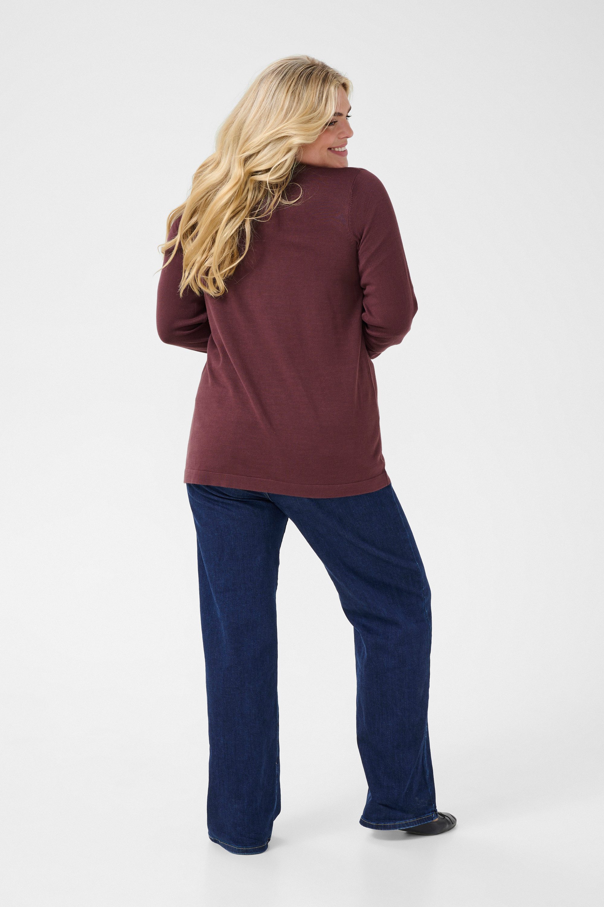 KAFFE Curve Cardigan Strickjacke KCfarsia Große günstig online kaufen